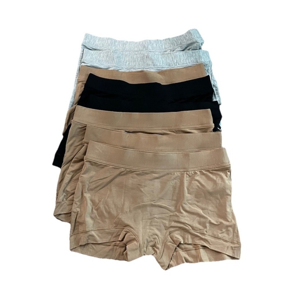 Huha Women's Boyshort Underwear 8 Pc Assorted Colors Set Size Small